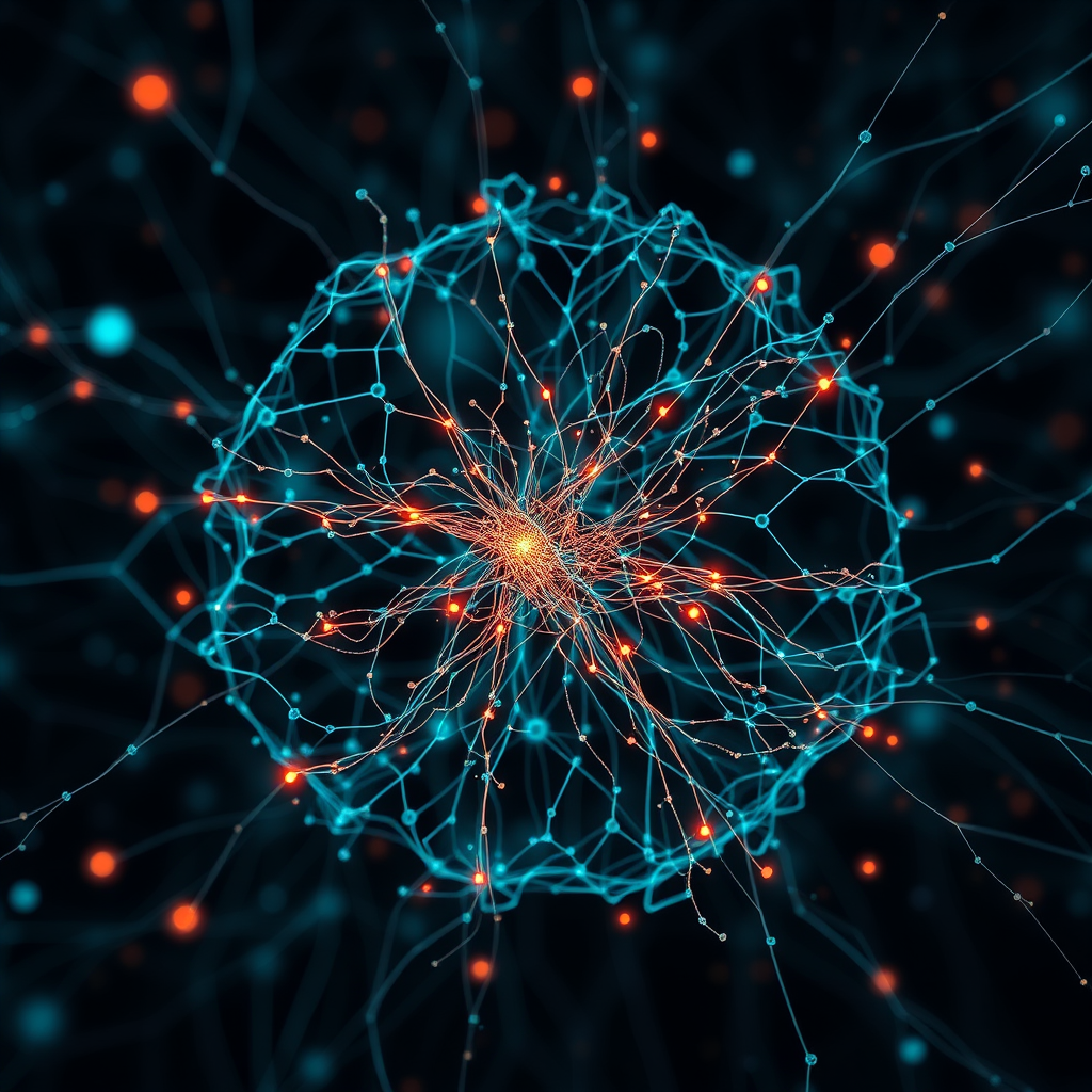 AI-powered pattern recognition system analyzing CS2 skin trading behaviors with neural network visualization